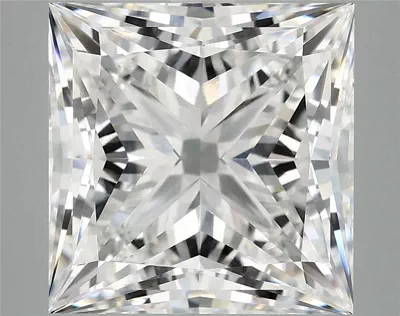 9.59ct F VS1 Rare Carat Ideal Cut Princess Lab Grown Diamond