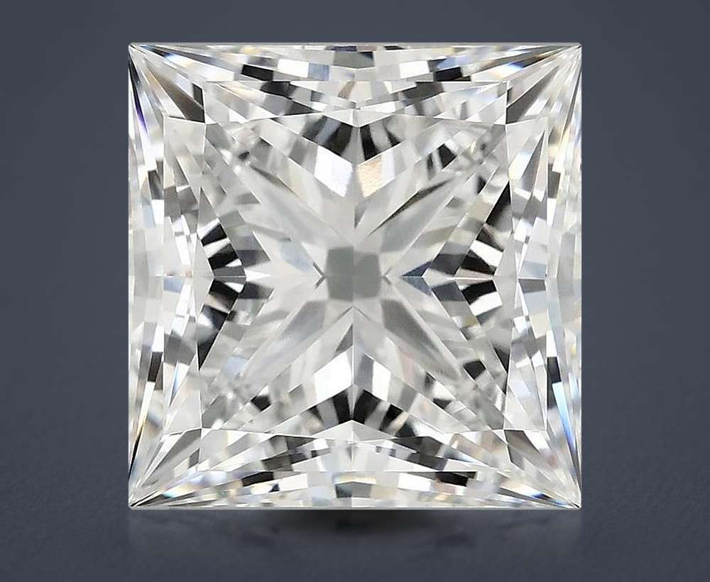 9.59ct F VS1 Rare Carat Ideal Cut Princess Lab Grown Diamond