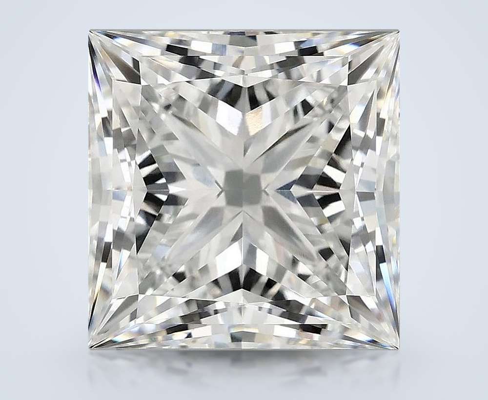 9.59ct F VS1 Rare Carat Ideal Cut Princess Lab Grown Diamond