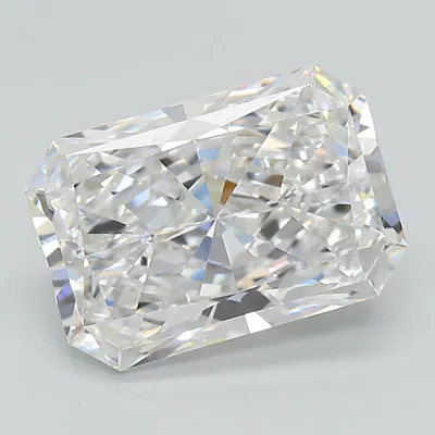 3.54ct E VVS2 Rare Carat Ideal Cut Radiant Lab Grown Diamond