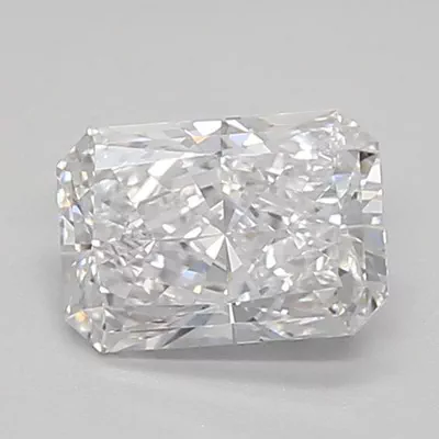 0.64ct D VVS2 Rare Carat Ideal Cut Radiant Lab Grown Diamond