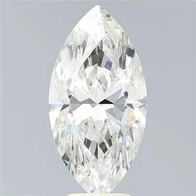 5.25ct H VS2 Rare Carat Ideal Cut Marquise Lab Grown Diamond