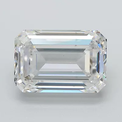 5.01ct E SI1 Excellent Cut Emerald Lab Grown Diamond