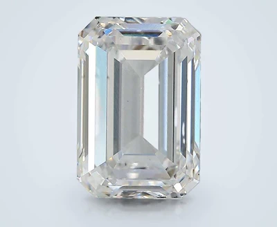 5.01ct E SI1 Rare Carat Ideal Cut Emerald Lab Grown Diamond