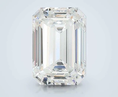 4.58ct E VS2 Rare Carat Ideal Cut Emerald Lab Grown Diamond