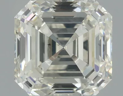 1.00ct J SI1 Very Good Cut Asscher Diamond