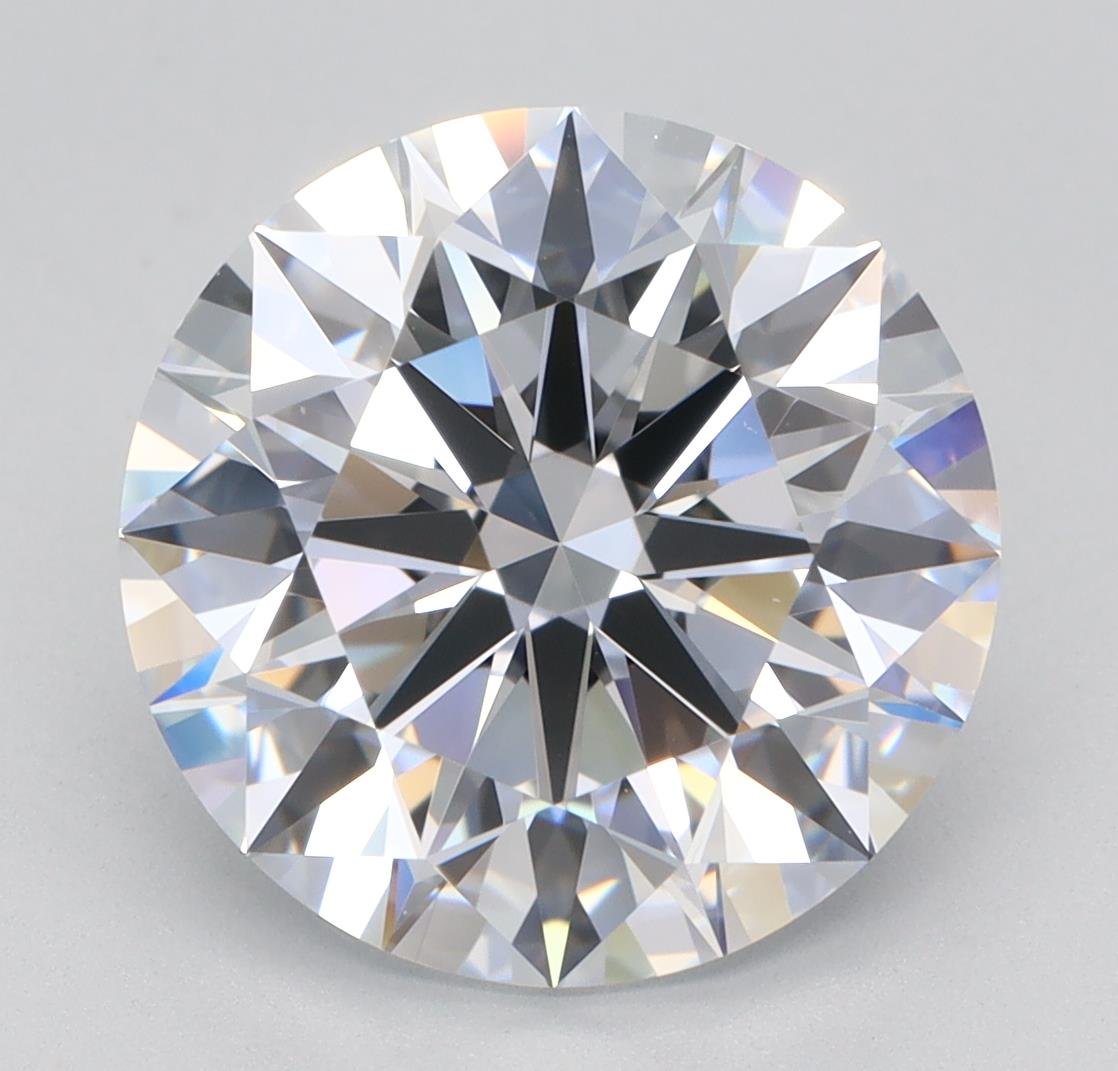 4.03ct E VVS1 Rare Carat Ideal Cut Round Lab Grown Diamond