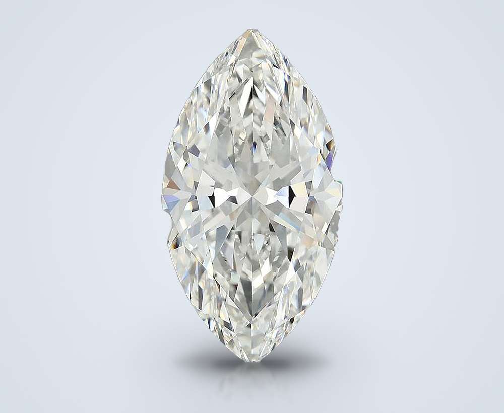 11.22ct F VVS2 Rare Carat Ideal Cut Marquise Lab Grown Diamond