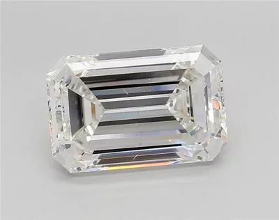 4.07ct F VS1 Rare Carat Ideal Cut Emerald Lab Grown Diamond