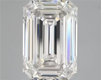 18.04ct F VS1 Rare Carat Ideal Cut Emerald Lab Grown Diamond