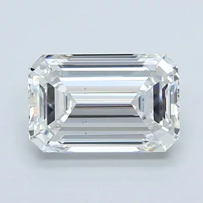 1.89ct D VS2 Rare Carat Ideal Cut Emerald Lab Grown Diamond