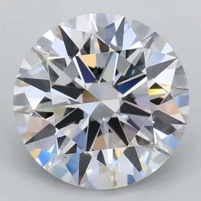 2.74ct D VS1 Rare Carat Ideal Cut Round Lab Grown Diamond