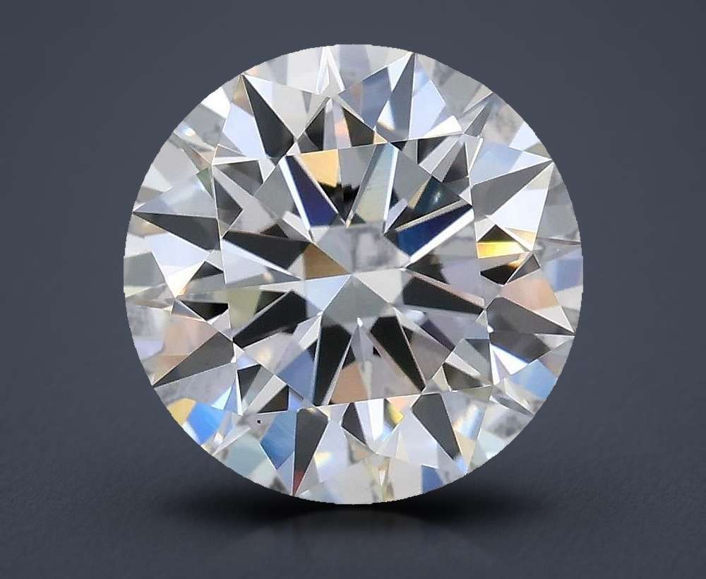 2.74ct D VS1 Rare Carat Ideal Cut Round Lab Grown Diamond