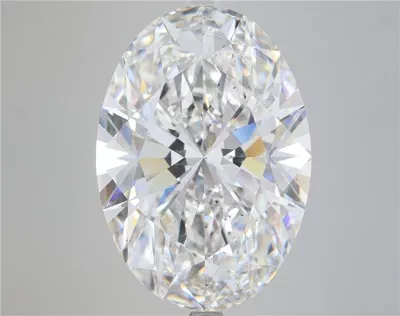 11.81ct F VS2 Rare Carat Ideal Cut Oval Lab Grown Diamond