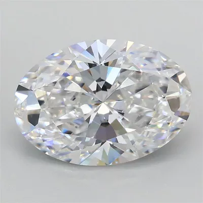 2.09ct D VVS2 Rare Carat Ideal Cut Oval Lab Grown Diamond