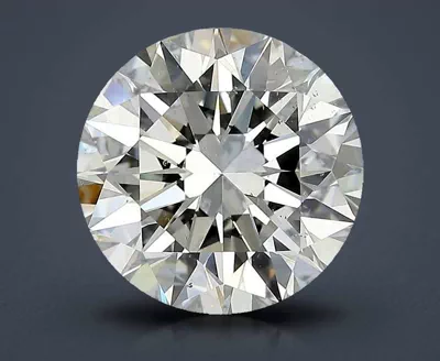 4.01ct I SI2 Rare Carat Ideal Cut Round Diamond