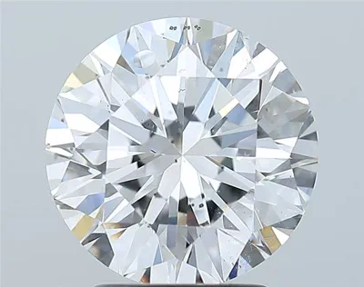 2.70ct D SI1 Rare Carat Ideal Cut Round Diamond