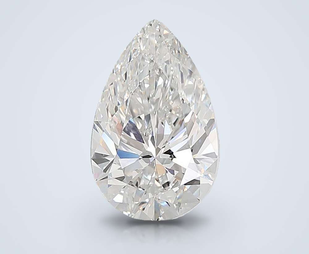 10.09ct E VS1 Rare Carat Ideal Cut Pear Lab Grown Diamond