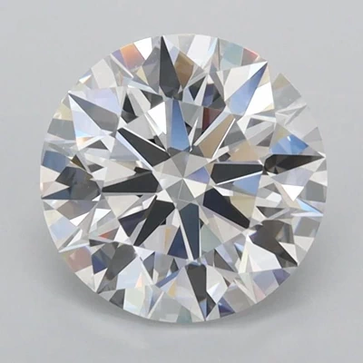 1.90ct D FL Rare Carat Ideal Cut Round Lab Grown Diamond
