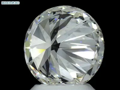 3.23ct G IF Rare Carat Ideal Cut Round Diamond