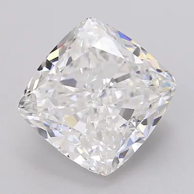 5.29ct F VS1 Rare Carat Ideal Cut Cushion Lab Grown Diamond