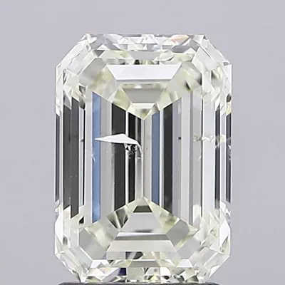 2.01ct K SI2 Very Good Cut Emerald Diamond