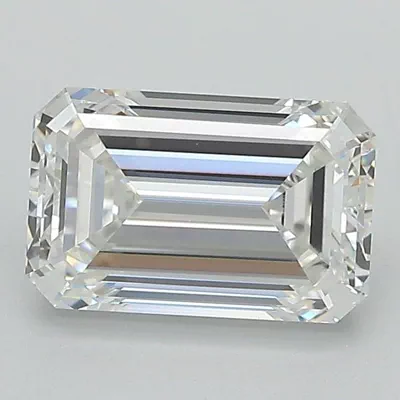 2.03ct F VS1 Excellent Cut Emerald Lab Grown Diamond