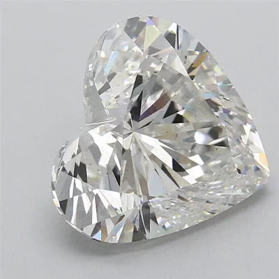 8.27ct F VS2 Rare Carat Ideal Cut Heart Lab Grown Diamond