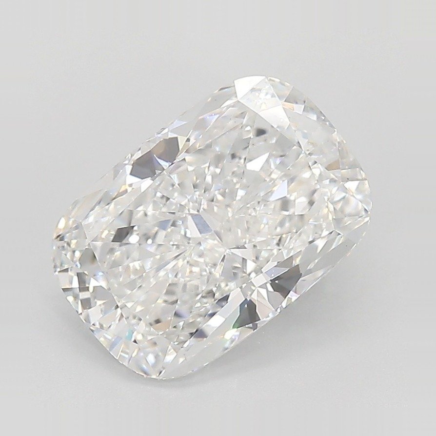 3.06ct E VS1 Rare Carat Ideal Cut Cushion Lab Grown Diamond