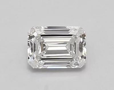 0.67ct D VS2 Rare Carat Ideal Cut Emerald Lab Grown Diamond