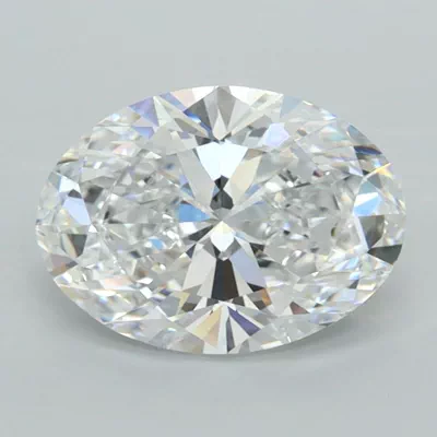 2.09ct D VVS1 Rare Carat Ideal Cut Oval Lab Grown Diamond