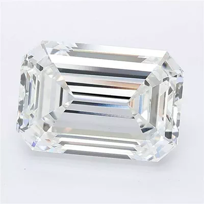 4.73ct F VS1 Rare Carat Ideal Cut Emerald Lab Grown Diamond