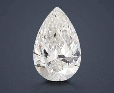 2.01ct E VS1 Rare Carat Ideal Cut Pear Lab Grown Diamond