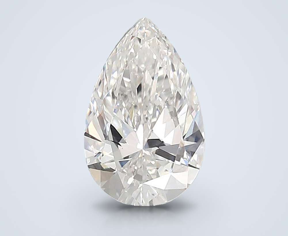 2.01ct E VS1 Rare Carat Ideal Cut Pear Lab Grown Diamond