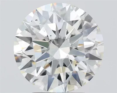 3.37ct J VS2 Rare Carat Ideal Cut Round Diamond