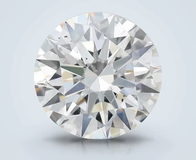 3.37ct J VS2 Rare Carat Ideal Cut Round Diamond
