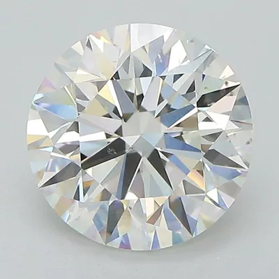 3.01ct G SI1 Rare Carat Ideal Cut Round Diamond
