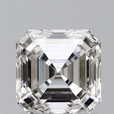 1.21ct F VVS2 Rare Carat Ideal Cut Asscher Lab Grown Diamond