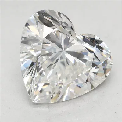 7.07ct F VVS2 Rare Carat Ideal Cut Heart Lab Grown Diamond