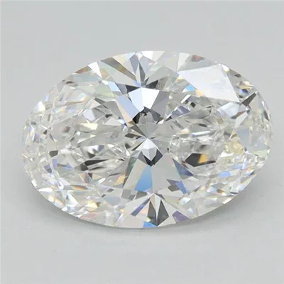 1.70ct D VVS2 Rare Carat Ideal Cut Oval Lab Grown Diamond