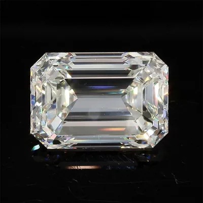 6.01ct K VS1 Rare Carat Ideal Cut Emerald Diamond
