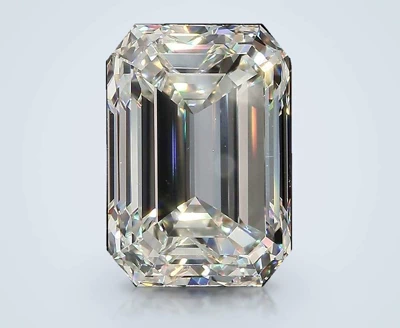 6.01ct K VS1 Rare Carat Ideal Cut Emerald Diamond