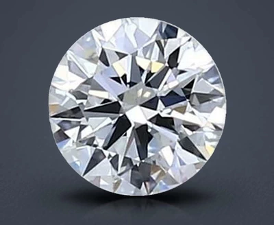 0.37ct F VS1 Rare Carat Ideal Cut Round Diamond