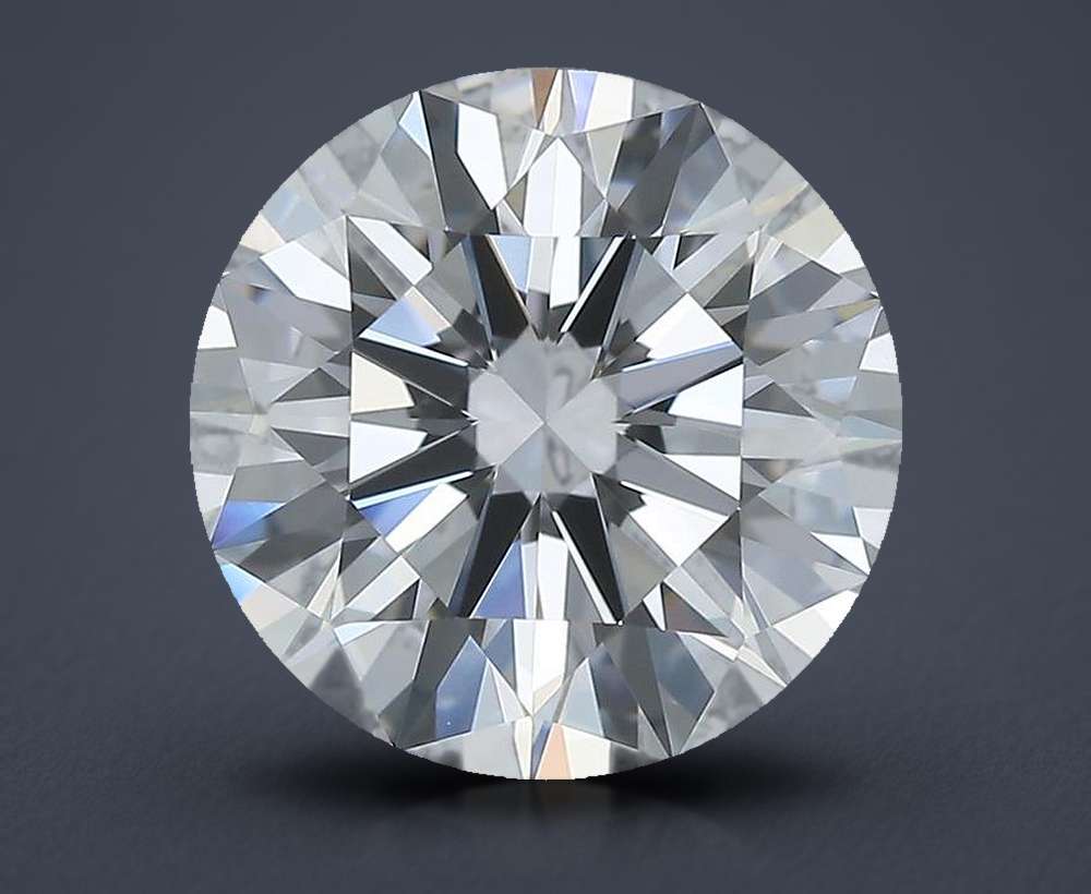 2.11ct D FL Rare Carat Ideal Cut Round Diamond
