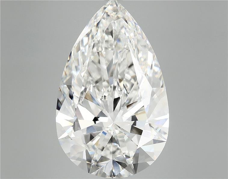 12.34ct F VVS2 Rare Carat Ideal Cut Pear Lab Grown Diamond