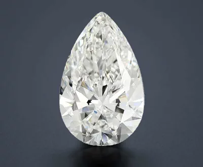 12.34ct F VVS2 Rare Carat Ideal Cut Pear Lab Grown Diamond