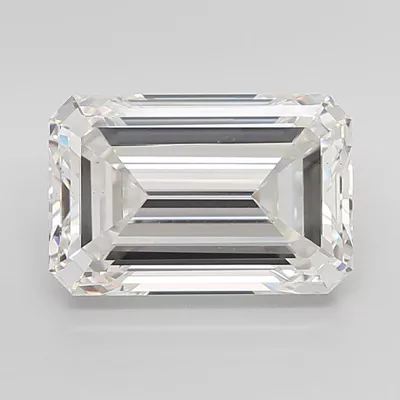 8.41ct H VS1 Rare Carat Ideal Cut Emerald Lab Grown Diamond