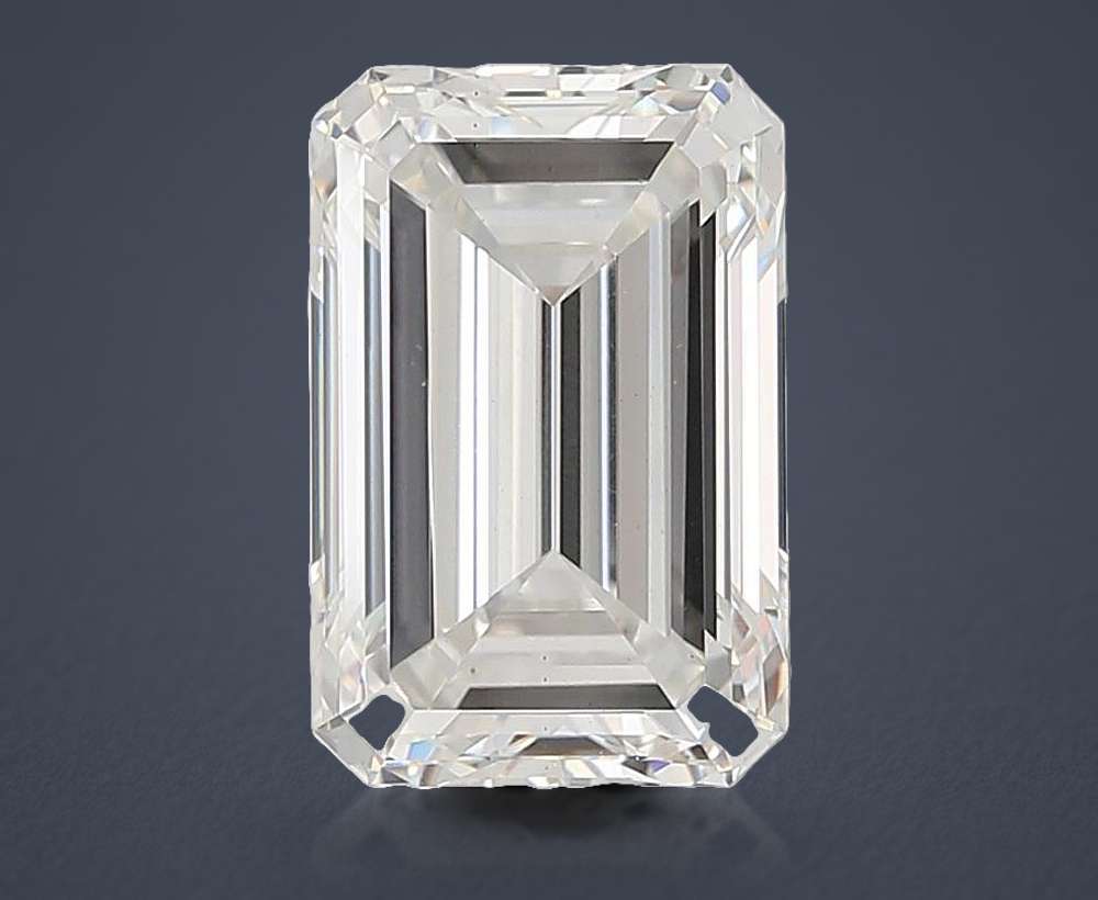 8.41ct H VS1 Rare Carat Ideal Cut Emerald Lab Grown Diamond
