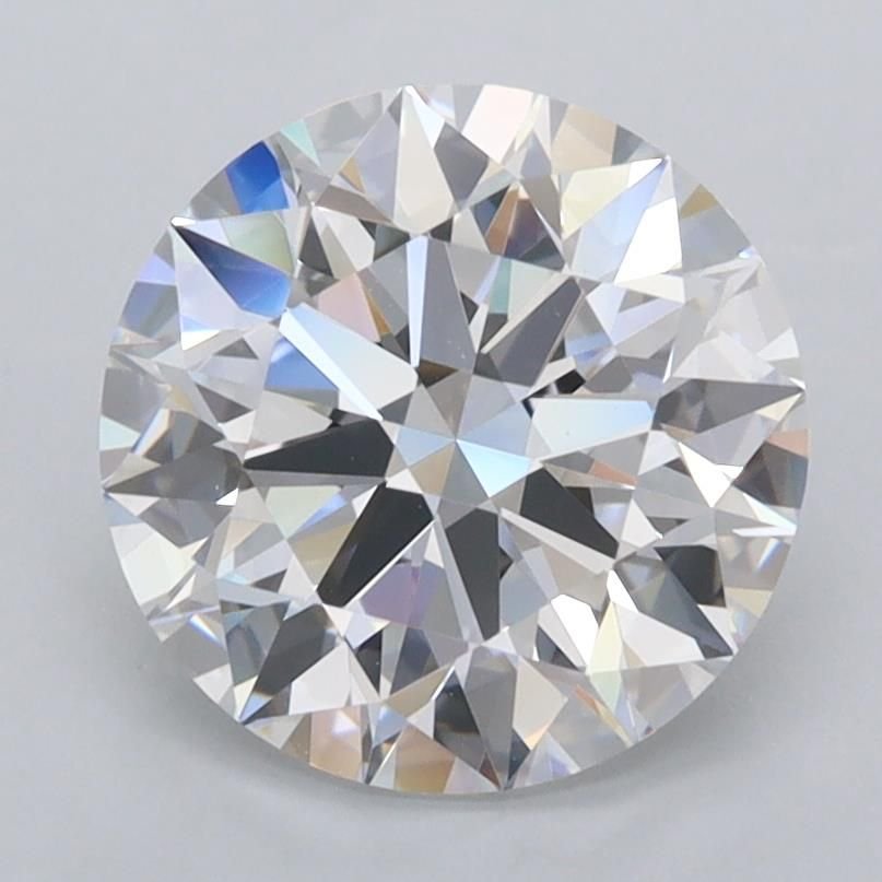 2.63ct D FL Rare Carat Ideal Cut Round Lab Grown Diamond