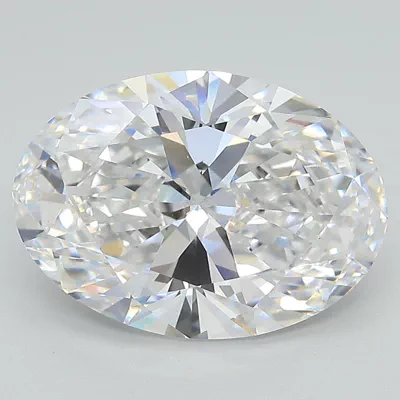 5.03ct D VVS2 Rare Carat Ideal Cut Oval Lab Grown Diamond